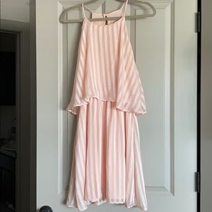 Charlotte Russe pink satin dress